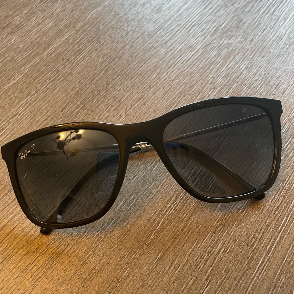 Black Ray Ban sunglasses. Worn just a few times.